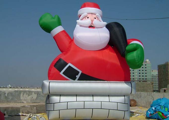 Modernes Oxford-Gewebe-Weihnachten aufblasbarer Weihnachtsmann für Dekoration
