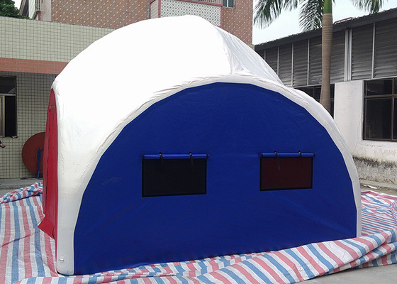China Rotes/blaues dauerhaftes Iinflatable-Familien-Zelt/aufblasbares Zelt im Freien für Tätigkeit oder Ereignis fournisseur