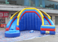 Hinterhof-Regenbogen-Torsions-aufblasbare Wasserrutsche für Kinder und Erwachsene fournisseur