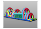 0.5mm PVC-Planen-aufblasbares Hindernislauf-Tunnel-Spiel-doppeltes Dia fournisseur