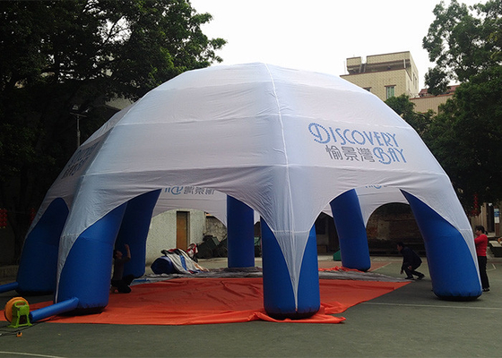 China 8m Durchmesser-Wasser-Beweis-riesiges aufblasbares Hauben-Zelt, Drucklogo-aufblasbares Zelt für die Werbung usine