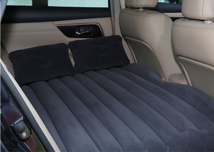 Schwarzer/blauer Rücksitz-aufblasbares Bett, tragbare aufblasbare Auto-Matratze für Reise