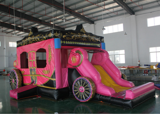 China Drucken Prinzessin-Inflatable Combo With Full, riesige aufblasbare Prahler mit Dia fournisseur