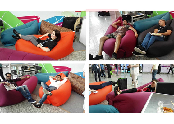 China 100% aufblasbare Sofa-Nylontasche im Freien, einfach zu tragendem kampierendem aufblasbarem Schlafensofa fournisseur