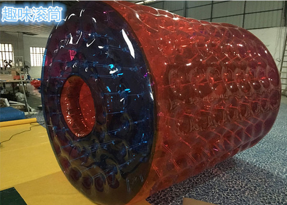 China 0.7mm TPU sortierten rote aufblasbare Körper-Bälle/Mensch große aufblasbare Wasserbälle fournisseur