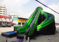 Grünes/Schwarz-Torsions-aufblasbares Pool-Dia/Digital-Druckmiete Inflatables