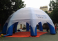 Weißes/blaues aufblasbares Campingzelt Ereignis-Zelt PVC-Material 10mL X 10mW x 6mH aufblasbares fournisseur