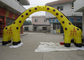 Färben Sie aufblasbaren Airblown Bogen 0,55 Millimeter PVCs, Giraffen-Eingangs-Torbogen-Gewohnheit gelb fournisseur