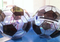 China Fußball-Form-buntes aufblasbares Wasser-gehender Ball für Mieten exportateur
