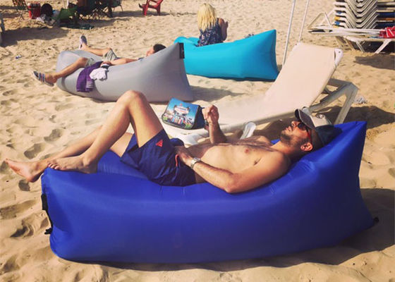 Polyester-Lounge aufblasbare Schlafsack Einzelperson fournisseur