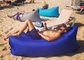 Polyester-Aufenthaltsraum-aufblasbare Schlafsack-einzelne Personen-aufblasbare faule Strand-Schlafcouch fournisseur