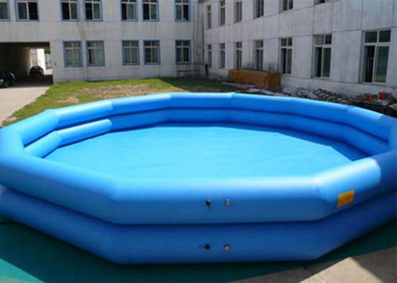 China Blaues interessantes aufblasbares Wasser-Pool, aufblasbare Schwimmbäder Wasser-Sport Gaint distributeur