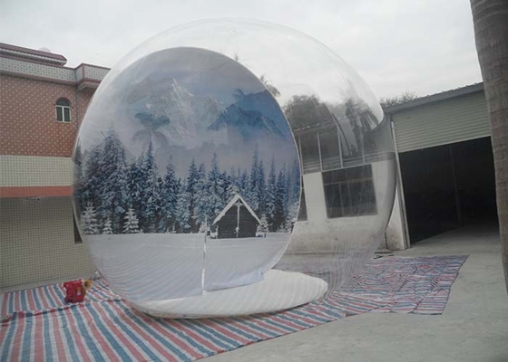 China Serurity - Garantie-aufblasbarer Schnee-Kugel Chrismas-Blasen-Ball für Weihnachten Dezember usine